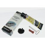 Schwarze Dichtpaste 666 für Motordichtungen, 75 ml Tube für VESPA APE LAMBRETTA MOTOM, selbstvulkanisierend bei hohen Temperaturen