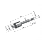 Albero porta ingranaggi cambio per VESPA 125 150 200 PX PE ARCOBALENO PX 125 T5 - VESPA COSA - COSA 1 - COSA 2 r.o. 2359081 2359085