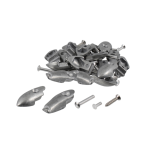 Kit de carenado frontal VESPA 150 GS VS2T VS3T hasta el bastidor nº 0031830 completo con tornillos y remaches para listones de estribo, producto italiano de excelente calidad