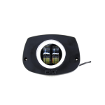 Grupo óptico faro delantero IRON LED 6000 K EVOK para PIAGGIO 50 CIAO funciona tanto con corriente alterna como continua