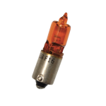 Ampoule halogène orange verre long HERT BAY9S 12 Volt 10 W Douille BAY9S pour lampe de plaque d'immatriculation et de phare VESPA BAY 9 s T8.5 voyant de compteur de vitesse tubulaire et feux arrière base micro cygne