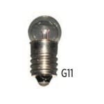 Ampoule HERT 0,05 G11 10/13 6 Volt 0,3 W EDISON micro E10 pour cycle vintage VESPA, lampe de plaque d'immatriculation et de phare E 10 phares, cycle, side-car, vélo