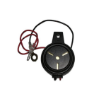 Repetidor de señal acústica Nikko japonés de Ø 48 mm, 12 V, 24 V CC, 95 dB, 2,600 Hz, 70/100 C/M, 12 V, APE, VESPA, universal.