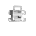 Connettore rettangolare maschio con asola 2 fori e faston femmina medi VESPA APE LAMBRETTA CIAO SI BRAVO BOXER presa di contatto per spinotto connettore commutatori impianti elettrici applicazioni varie