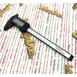 Calibro digitale in fibra di carbonio composita fino a 15 cm 6" per VESPA APE LAMBRETTA Micrometro di Misurazione Calibro Utensile per Misurzione Esterna Interna Profondità