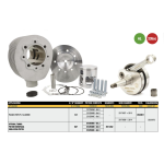 PINASCO 25361005 kit de conversion en aluminium VESPA 200 PX PE COSA RALLY 235 cc course longue 60 mm 25032911 + 26081829