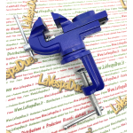 Morsa parallela da banco con base girevole ganasce lunghe 6 cm da 1,35 kg per VESPA APE LAMBRETTA auto moto scooter bricolage