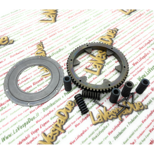 Kit completo SURFLEX parastrappi e ingranaggio corona per Frizione per VESPA PX 200 E - T5