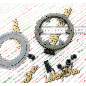 Kit completo SURFLEX parastrappi e ingranaggio corona per Frizione per VESPA PX 200 E - T5