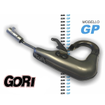 GORI GP Sportschalldämpfer für INNOCENTI LAMBRETTA mit konischem Krümmer für Hochleistungsmotoren 32560871