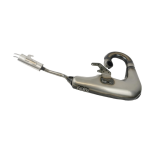 GORI GP TS1 Sportschalldämpfer für INNOCENTI LAMBRETTA mit rundem Flanschkrümmer 32560873