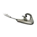 GORI 210 QTR Sportschalldämpfer für INNOCENTI LAMBRETTA mit rundem Flanschkrümmer für Quattrini 210 ccm Thermogruppen 32560874