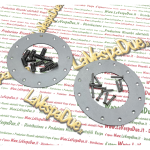 Serie dischi e molle revisione parastrappi frizione per VESPA 125 V1T V11T a V15T V30T a V33T U VU1T utilitaria r.o. 014761 010776