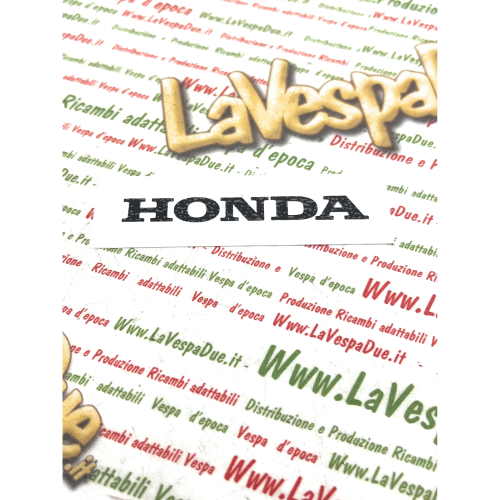 Plaque avant adhésive noire pour HONDA SH 125 150 200 ro 87125-KPR-900ZB écriture noire sur fond transparent