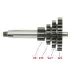 Vierfach-Gangschaltung Z 9 15 21 26 für APE 50 P50 TM P FL3 EUROPA FL FL2 MIX RTS EU4 und ro 1250834