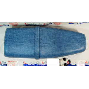 Sillín largo vaquero azul para faldón VESPA PK XL 50 125