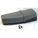 Sillín largo gris para VESPA PK XL con faldón 50 125