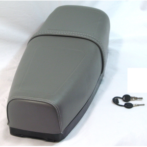 Sillín largo gris para VESPA PK XL con faldón 50 125