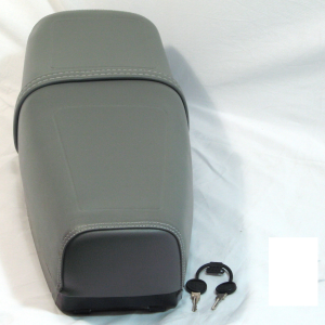 Sillín largo gris para VESPA PK XL con faldón 50 125