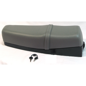 Sillín largo gris para VESPA PK XL con faldón 50 125