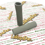 Par de puños grises para VESPA 98 de 1946 a 1947 faro bajo ro 002151 Fabricación italiana