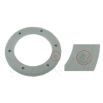 Junta de bocina gris original PIAGGIO para VESPA 50 NLR 90 125 PRIMAVERA VMA1T VMA2T Calidad italiana ro 092648 borde biselado