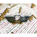 Accessorio nasello fregio decorativo centrale per scudo stemma per VESPA 125 150 160 180 200 in alluminio dimensioni foro scudetto 40 x 32 mm