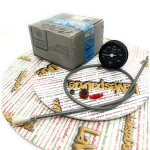 Cuentakilómetros original PIAGGIO negro para VESPA 50 125 PK S SS parte inferior de serie completa con junta de transmisión y engranajes ro 179151 178864 196894 196895 196905 197019 196960