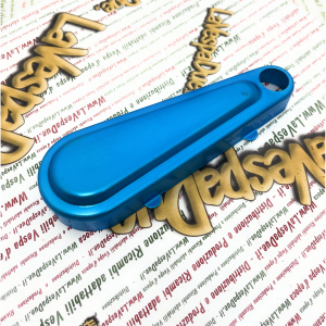Cubierta de resorte de aluminio azul eléctrico para buje de VESPA 125, 150, 160, 180, 200, VNA, VNB, VBA, VBB, VB1, VL, VM, VN, GL, SPRINT, GS, 150 GT, GTR, SUPER, TS y RALLY
