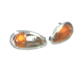 Coppia Frecce Anteriori bianchi trasparenti per VESPA 50 ET2 E 125 150 ET4 r.o 581634 581633