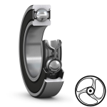 SKF 6303-2RSH 17X47X14 bearing