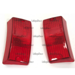 CORPO LENTE ROSSA SIEM ANTERIORE SINISTRA PER LAMPEGGIATORE / FRECCIA PER VESPA 80 125 150 200 PX PE ARCOBALENO T5 PK ETS 