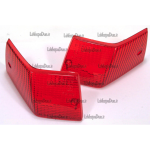 CORPO LENTE ROSSA SIEM POSTERIORE DESTRA PER LAMPEGGIATORE / FRECCIA PER VESPA 80 125 150 200 PX PE ARCOBALENO T5 PK ETS 