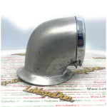 Corpo faro anteriore in Alluminio completo di ghiera mm 95 per VESPA 125 6 GIORNI  