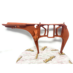 ALUMINIUM-PLATTENHALTERUNG FÜR TANKHALTERSATTEL FÜR APE 150 B AB1T AB2T AB3T AB4T VON 1953 1956 HANDGEFERTIGTES PRODUKT