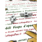 Coppia dadi galletti M 4 per fissaggio filtro aria per VESPA 125 V11T 32861> V12T V13T V14T V15T V30T V31T V32T V33T con filetto 4 mm