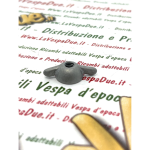 Dado galletto M4 per fissaggio filtro aria per VESPA 125 V11T 32861> V12T V13T V14T V15T V30T V31T V32T V33T con filetto 4 mm