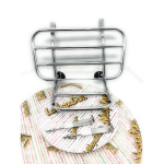 Portaequipajes delantero cromado para VESPA 50 90 125 150 160 180 200 NLR SPECIAL PRIMAVERA SS ET3 PX PE ARCOBALENO PK XL RUSH N FL2 HP