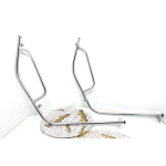 Escudo de protección perimetral cromado para VESPA 80 125 150 200 PE PX ARCOBALENO T5