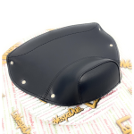 Funda de asiento azul oscuro para VESPA 125 U VU1T Utility completa con placa Eagle