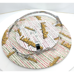 Supporto centrale per ruota 8 " di scorta per VESPA 125 VNA VNB 150 VBA VBB in metallo cromato fissaggio al telaio e alla pedana