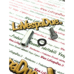 Abstandshaltersatz zur Befestigung der Zylinderkühlhaube für VESPA 80 125 150 VNA VNB VNC VNX VBA VBB VBC GL SPRINT, komplett mit Schraube und Unterlegscheibe