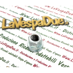 Kurbelwellenmutter zur Kupplungsbefestigung für VESPA 150 GS VS1T VS2T VS3T VS4T VS5T 160 GS VSB1T 180 SS VSC1T Bund h 15 mm 14 mm Schlüsselloch 10 mm Teilung 1,5