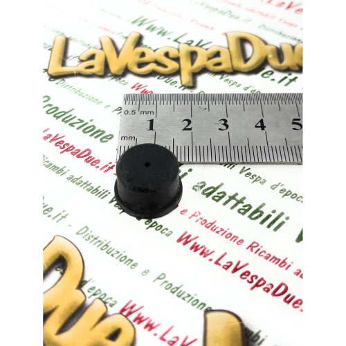 Tapa cerradura eje palanca embrague VESPA 50 90 125 NLR SS SPECIAL PK S XL N adaptable HP FL V en caucho negro