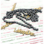 KMC Drive Chain 1/2" x 1/8" HV 410 OEM 108 Links Pin Length 8.6 nn suitable for PIAGGIO CIAO BRAVO SI GRILLO BOXER various mopeds SILVER BRONZE