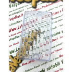 Corpo luminoso freccia posteriore sinistra bianco SIEM PER VESPA PK 50 80 100 125 S AUTOMATICA S ELETTRONICA r.o. 216784