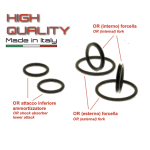 Kit anelli o ring OR per mozzo tamburo anteriore VESPA 50 90 125 PRIMAVERA ET3 PK XL attacco forcella attacco inferiore ammortizzatore