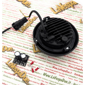 Gruppo ottico faro anteriore LED SIEM completo per VESPA PK