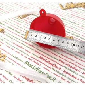 Imbuto con tubo da 65 cm per travaso liquidi benzina miscela gasolio VESPA LAMBRETTA APE E SCOOTER