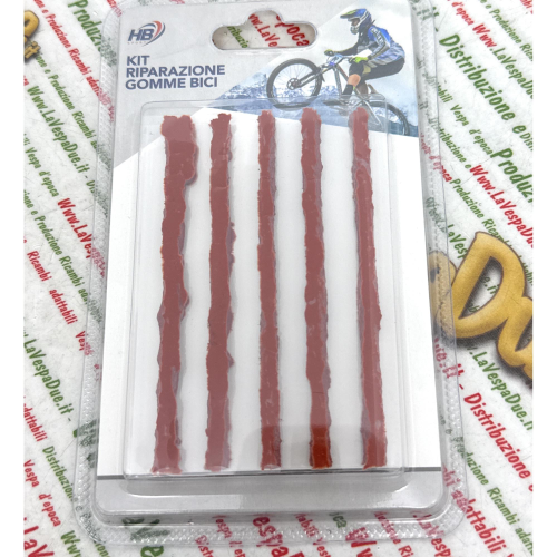 Kit BACCHETTE riparazione foratura pneumatici copertoni TUBLESS auto camion trattori vespa ape lambretta bucatura